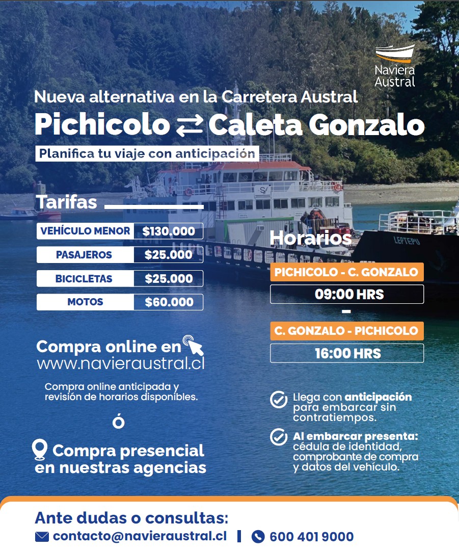 Cruza la carretera austral